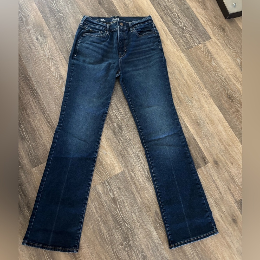 Dark Blue Women's A.n.a High Rise Vintage Boot cut Jeans Sz 8